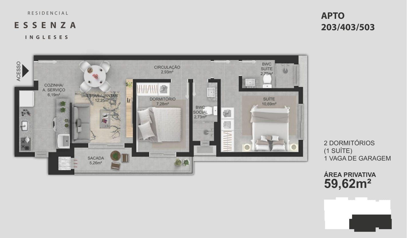 Apartamento a venda na Praia dos Ingleses em ótima localização — foto 4
